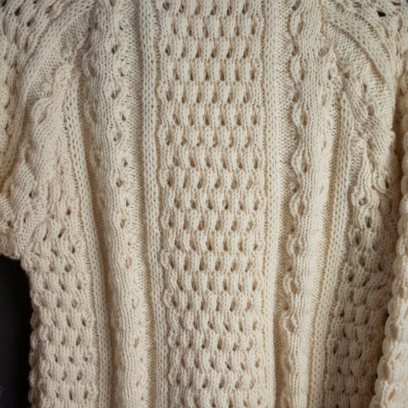 Vintage Wool Ireland Malinmor Fisherman Sweater - Picture 6 of 7